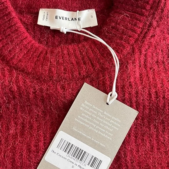 NWT Everlane Cocoon Crew in Alpaca - Picture 8 of 10